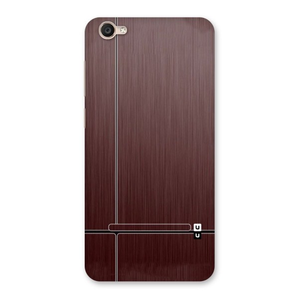 Dark Maroon Classic Design Back Case for Vivo Y55s