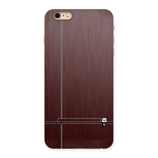 Dark Maroon Classic Design Back Case for iPhone 6 Plus 6S Plus
