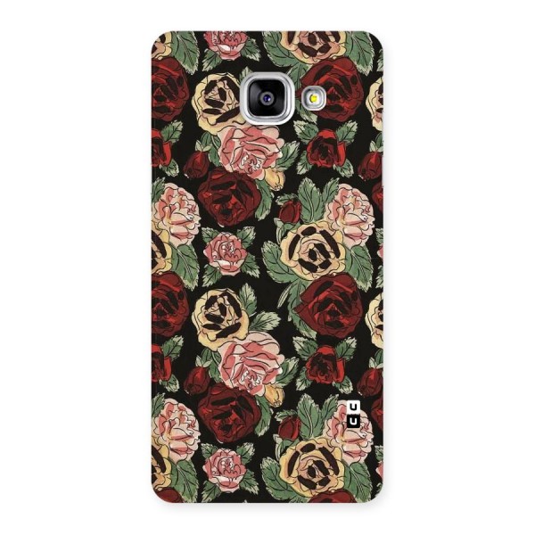 Dark Pastel Flowers Back Case for Galaxy A5 2016