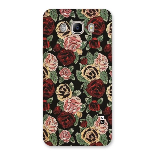 Dark Pastel Flowers Back Case for Galaxy On8