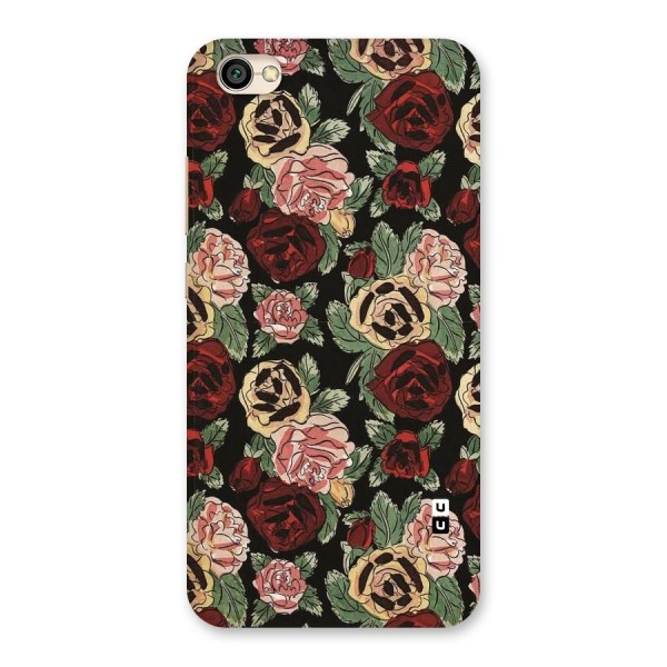 Dark Pastel Flowers Back Case for Redmi Y1 Lite