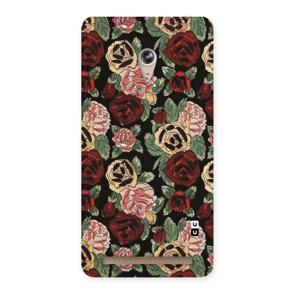 Dark Pastel Flowers Back Case for Zenfone 6