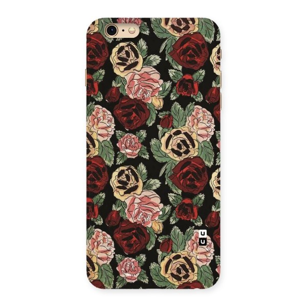 Dark Pastel Flowers Back Case for iPhone 6 Plus 6S Plus