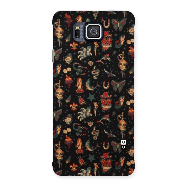 Dark Pattern Back Case for Galaxy Alpha