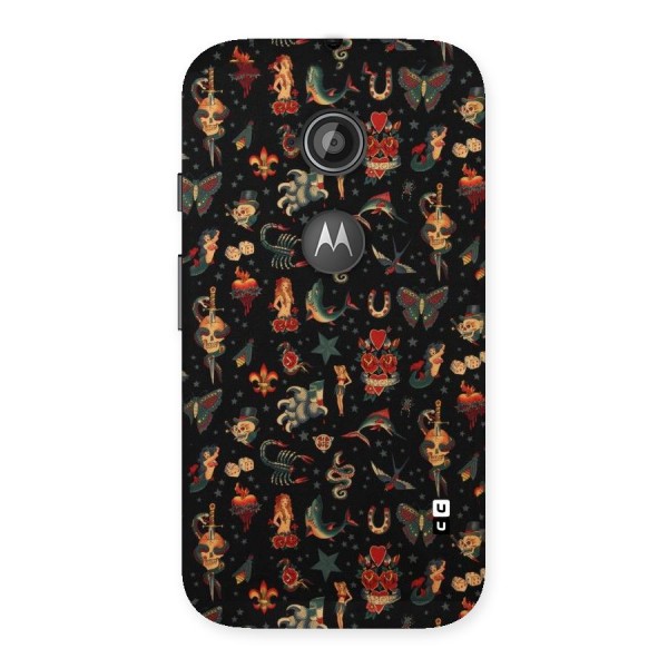 Dark Pattern Back Case for Moto E 2nd Gen