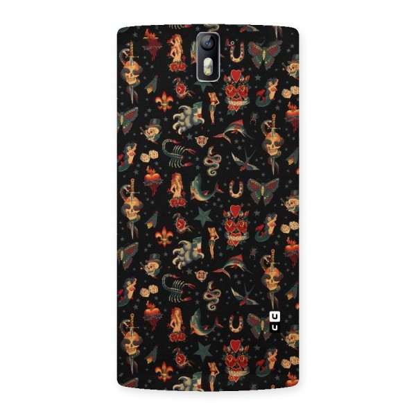 Dark Pattern Back Case for One Plus One