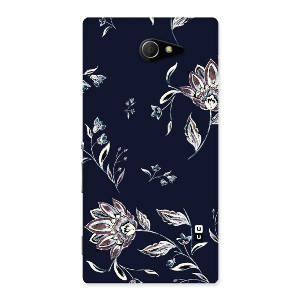 Dark Petals Back Case for Sony Xperia M2