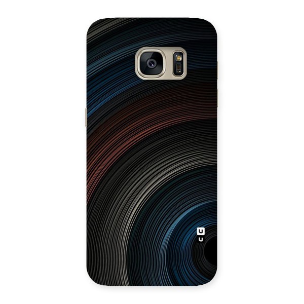 Dark Shade Swirls Back Case for Galaxy S7