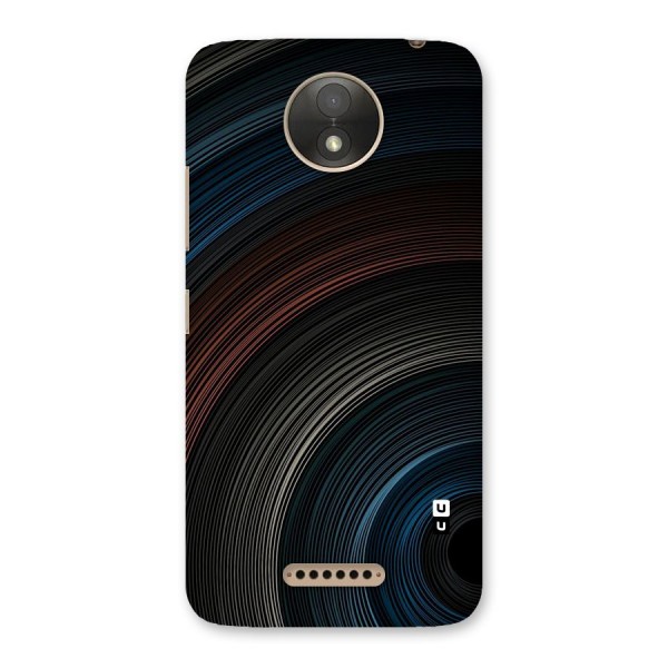 Dark Shade Swirls Back Case for Moto C Plus