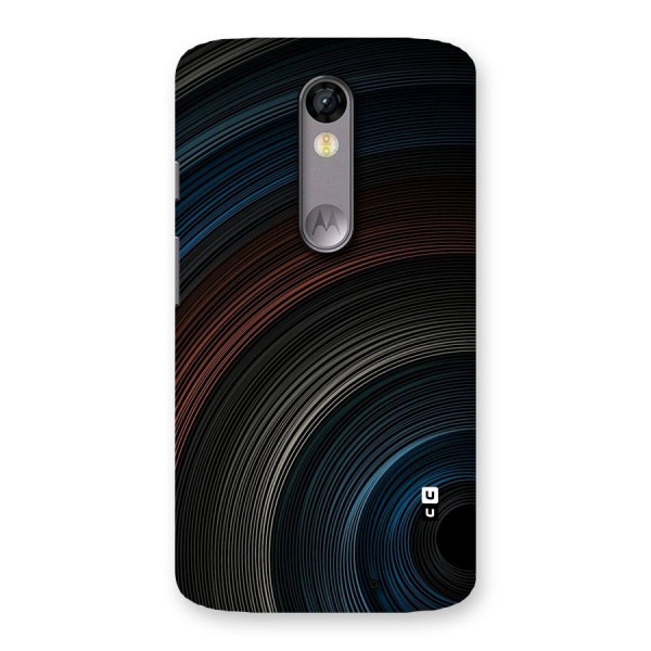 Dark Shade Swirls Back Case for Moto X Force