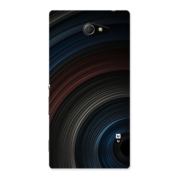 Dark Shade Swirls Back Case for Sony Xperia M2