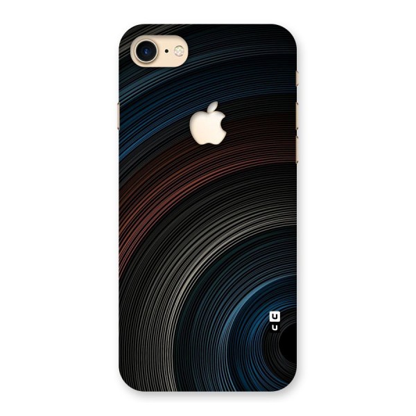 Dark Shade Swirls Back Case for iPhone 7 Apple Cut