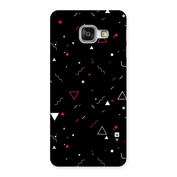 Dark Shapes Design Back Case for Galaxy A3 2016