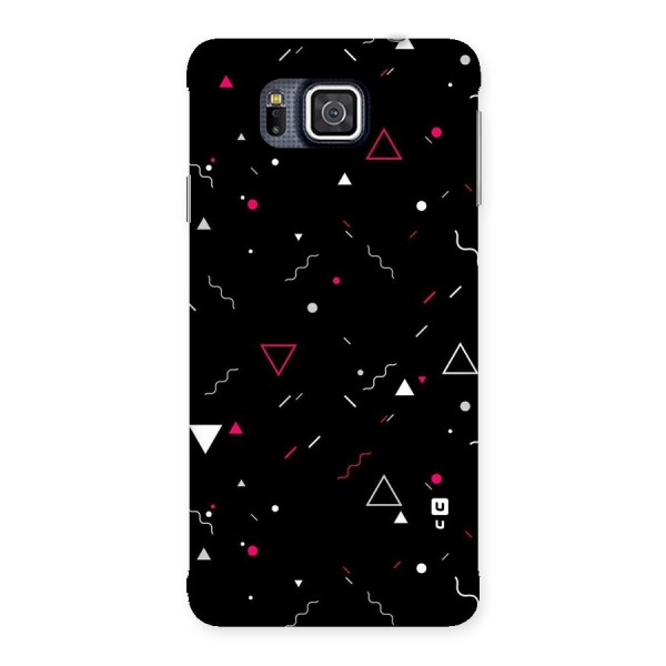 Dark Shapes Design Back Case for Galaxy Alpha