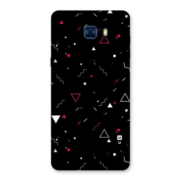 Dark Shapes Design Back Case for Galaxy C7 Pro