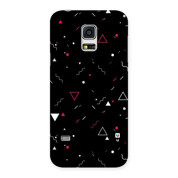 Dark Shapes Design Back Case for Galaxy S5 Mini