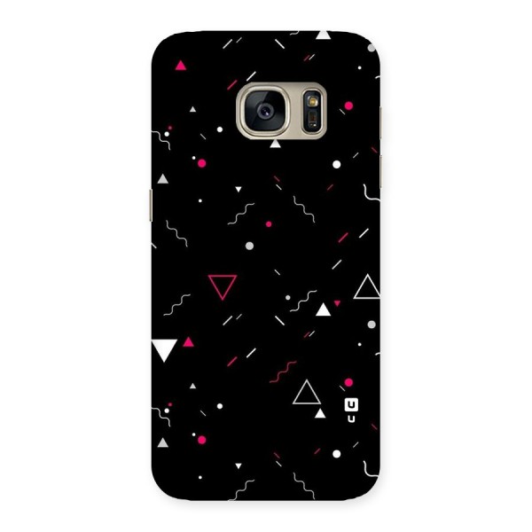 Dark Shapes Design Back Case for Galaxy S7