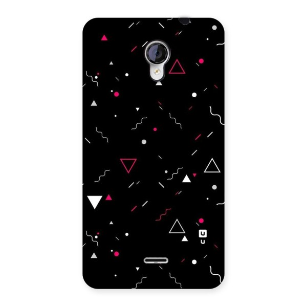 Dark Shapes Design Back Case for Micromax Unite 2 A106