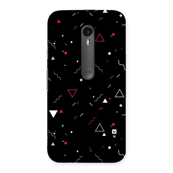 Dark Shapes Design Back Case for Moto G3