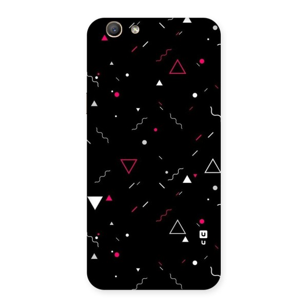 Dark Shapes Design Back Case for Oppo F1s