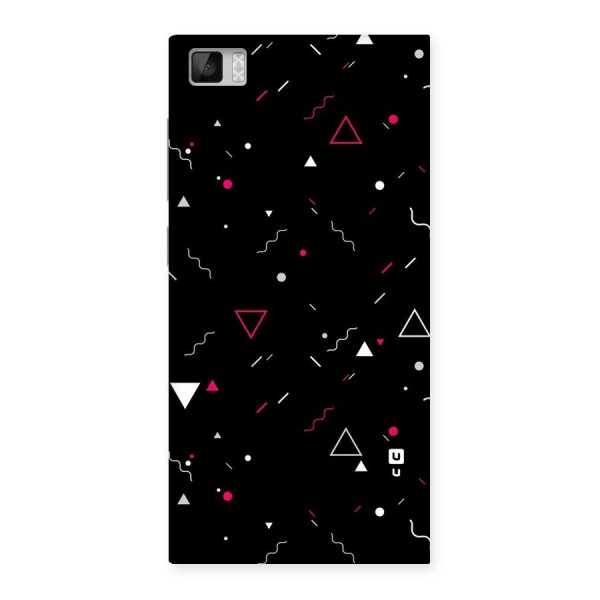 Dark Shapes Design Back Case for Xiaomi Mi3