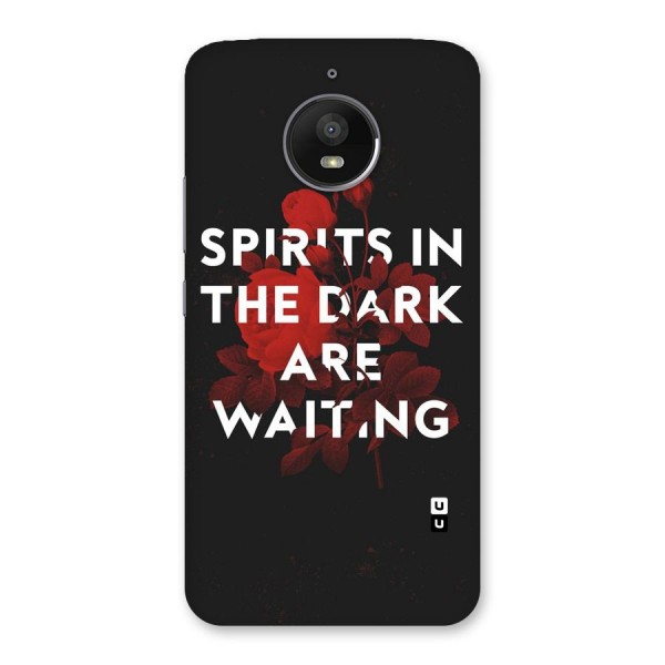 Dark Spirits Back Case for Moto E4 Plus