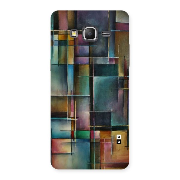 Dark Square Shapes Back Case for Galaxy Grand Prime