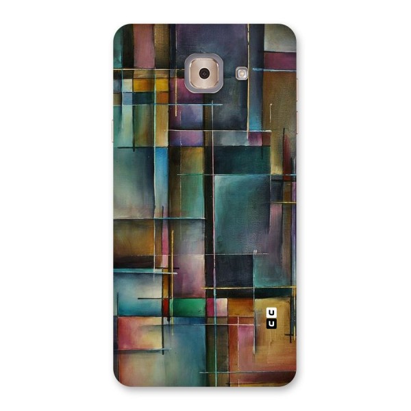 Dark Square Shapes Back Case for Galaxy J7 Max