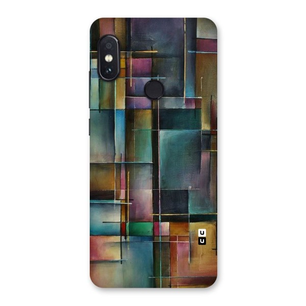 Dark Square Shapes Back Case for Redmi Note 5 Pro