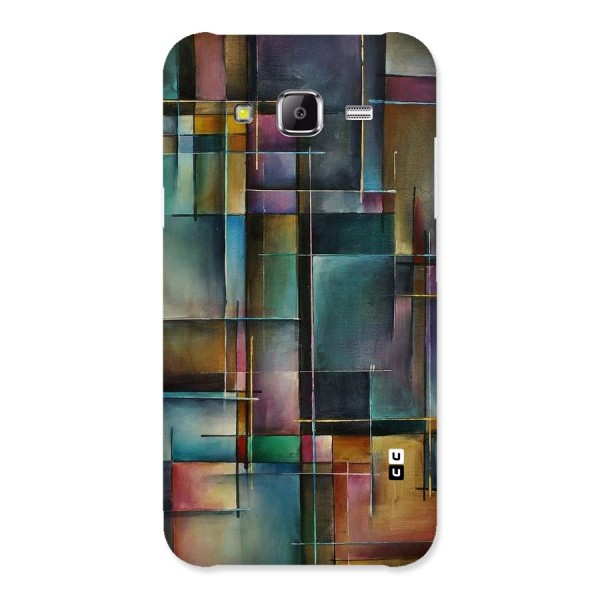 Dark Square Shapes Back Case for Samsung Galaxy J5