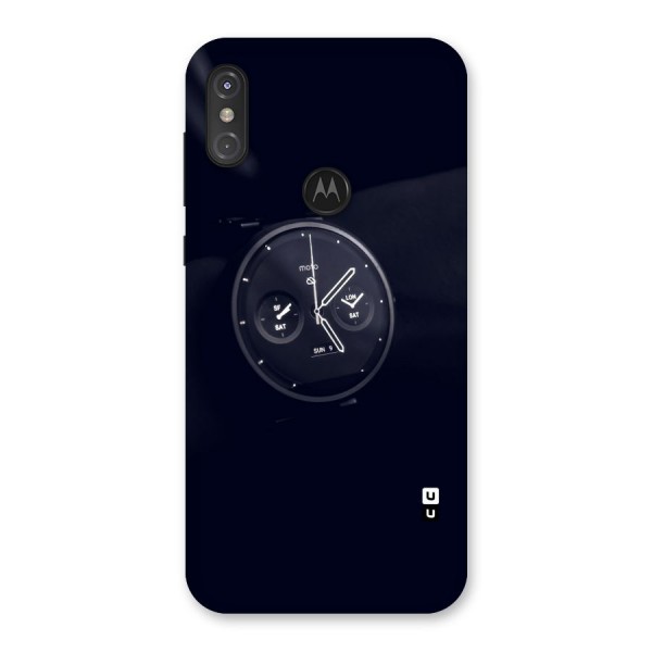 Dark Watch Back Case for Motorola One Power