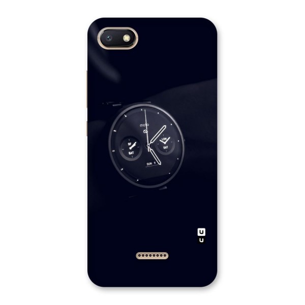 Dark Watch Back Case for Redmi 6A