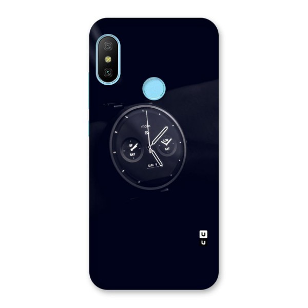 Dark Watch Back Case for Redmi 6 Pro