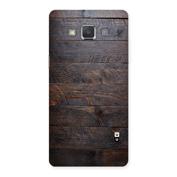 Dark Wood Printed Back Case for Galaxy Grand Max