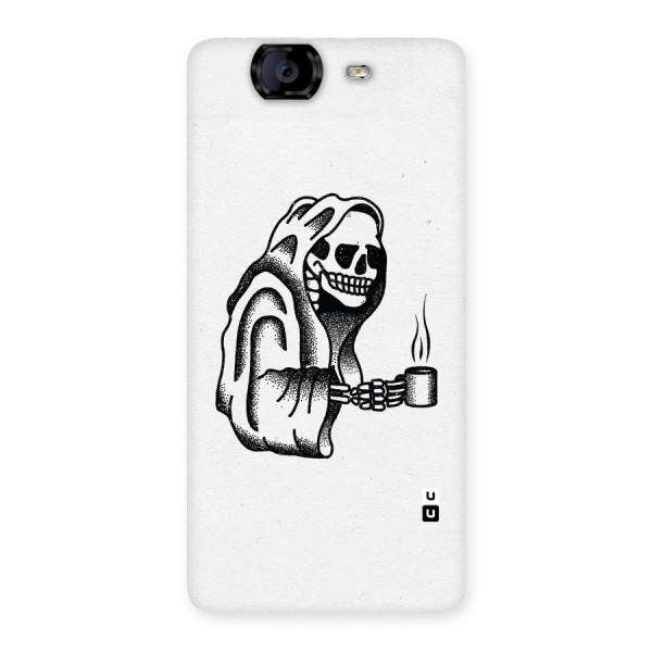 Dead But Coffee Back Case for Canvas Knight A350