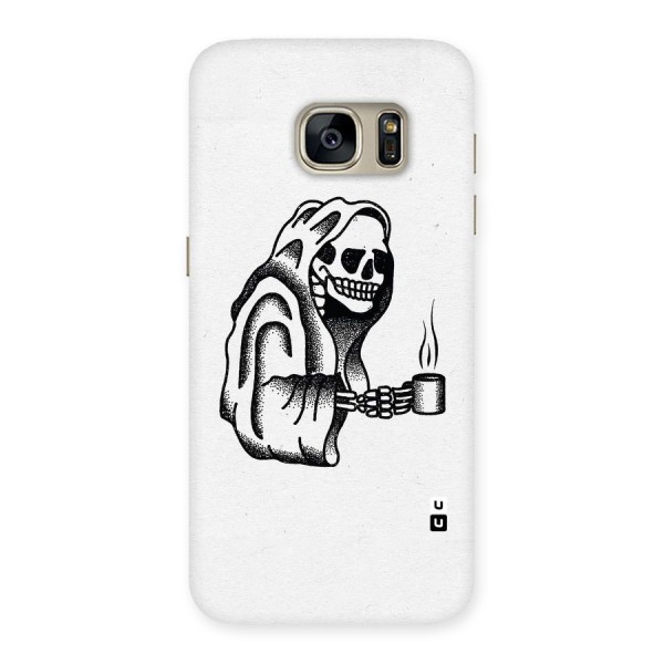 Dead But Coffee Back Case for Galaxy S7