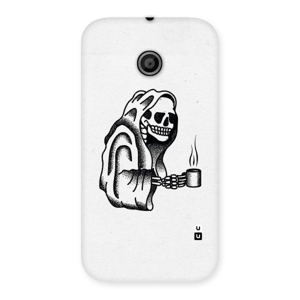 Dead But Coffee Back Case for Moto E