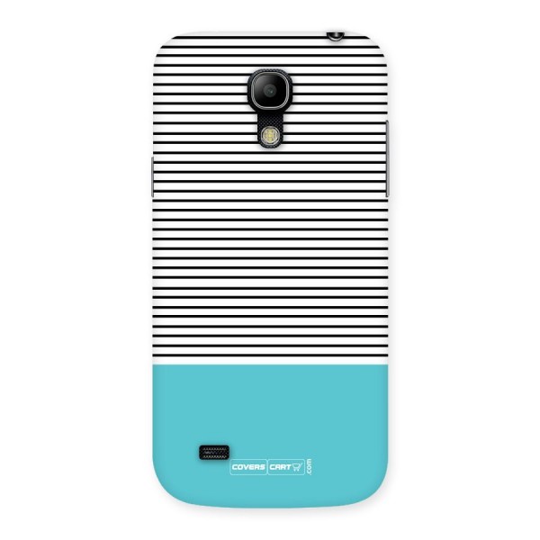 Deep Sky Blue Stripes Back Case for Galaxy S4 Mini