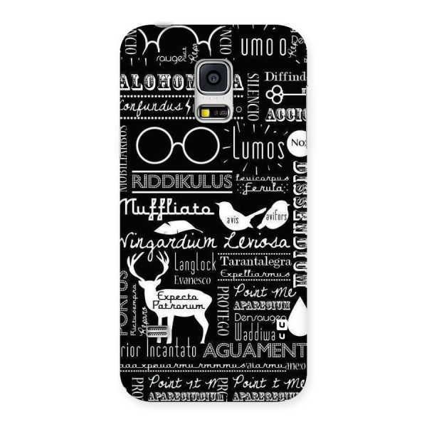 Deer Key Spell Back Case for Galaxy S5 Mini