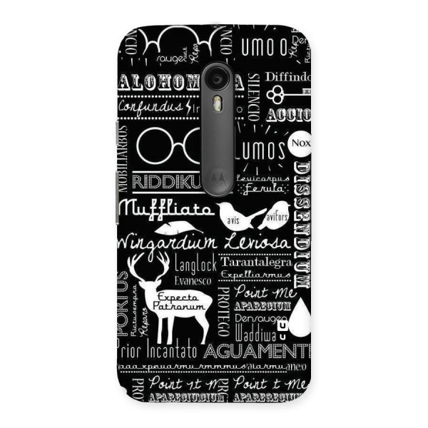 Deer Key Spell Back Case for Moto G3