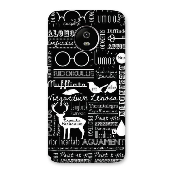 Deer Key Spell Back Case for Moto G5