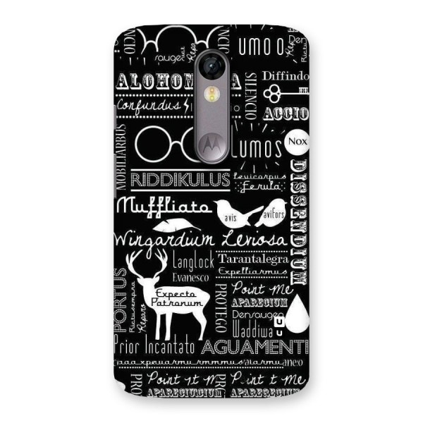 Deer Key Spell Back Case for Moto X Force