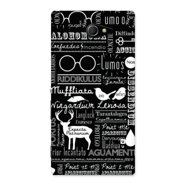 Deer Key Spell Back Case for Sony Xperia M2