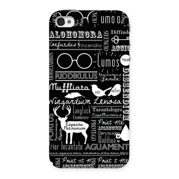 Deer Key Spell Back Case for iPhone 4 4s