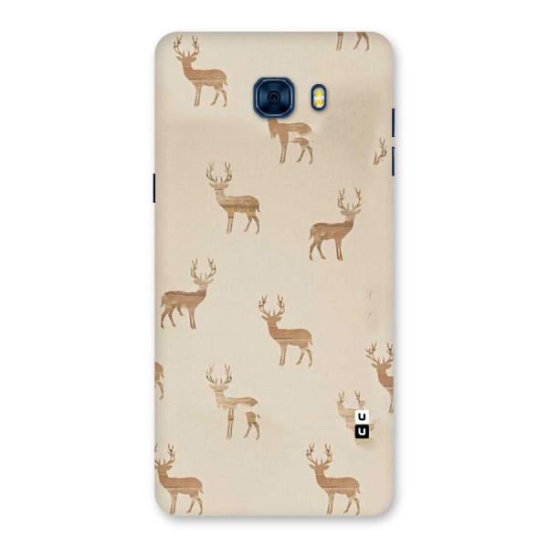 Deer Pattern Back Case for Galaxy C7 Pro