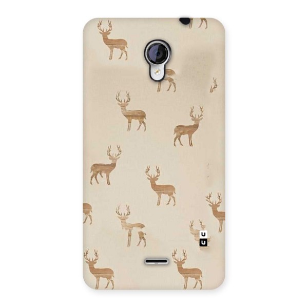 Deer Pattern Back Case for Micromax Unite 2 A106