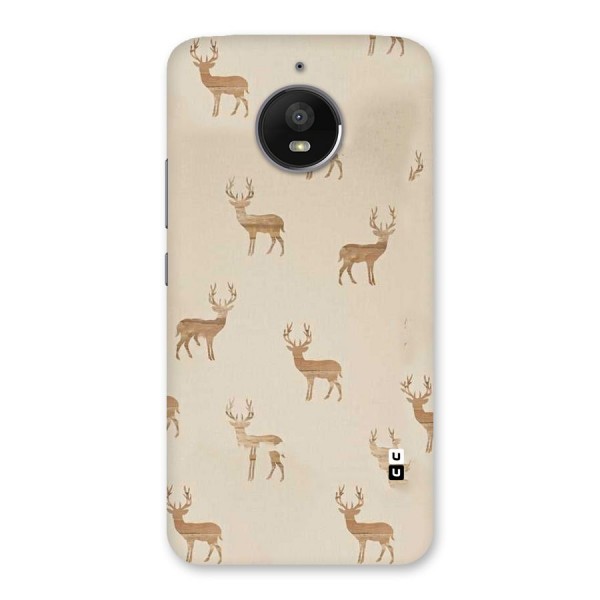 Deer Pattern Back Case for Moto E4 Plus