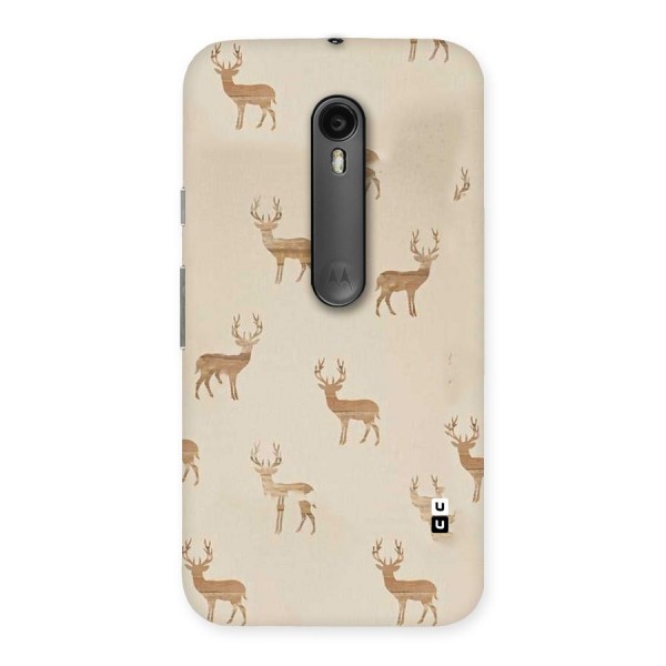 Deer Pattern Back Case for Moto G3