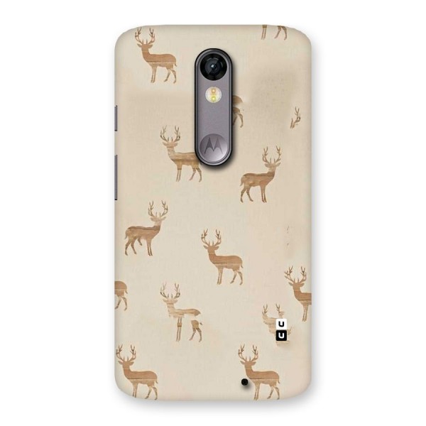 Deer Pattern Back Case for Moto X Force