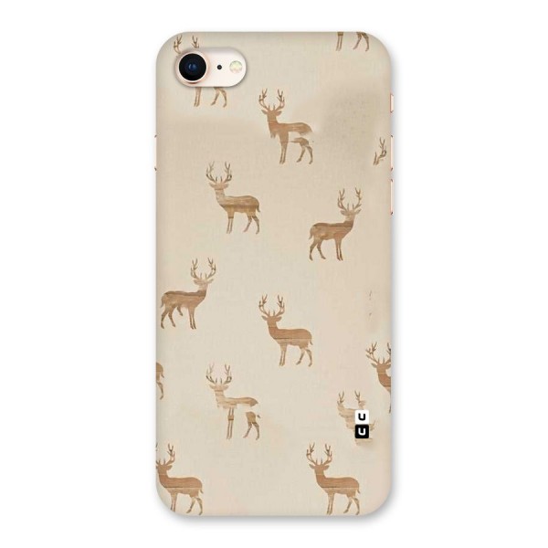 Deer Pattern Back Case for iPhone 8